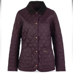 Barbour Quilted Utility Jacket - Dark Purple